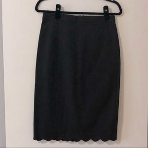 Banana Republic scalloped skirt